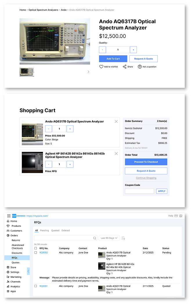 Replace Buy Now with Inquiry button to capture more leads